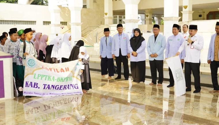 Lepas 54 Kafilah Kabupaten Tangerang ke FASI Banten 2026, Sekda Soma Atmaja Sampaikan Pesan Penting Ini