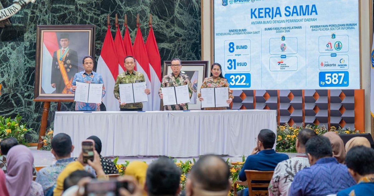 Bank Jakarta Jalin Tiga Kerja Sama Strategis Senilai Rp5,87 Triliun, dari Perumahan hingga Elektrifikasi Bus
