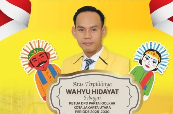 Wahyu Hidayat Terpilih Jadi Ketua DPD Golkar Jakarta Utara 2025-2030, Bidik Pertahankan Dapil 2 dan Rebut Dapil 3