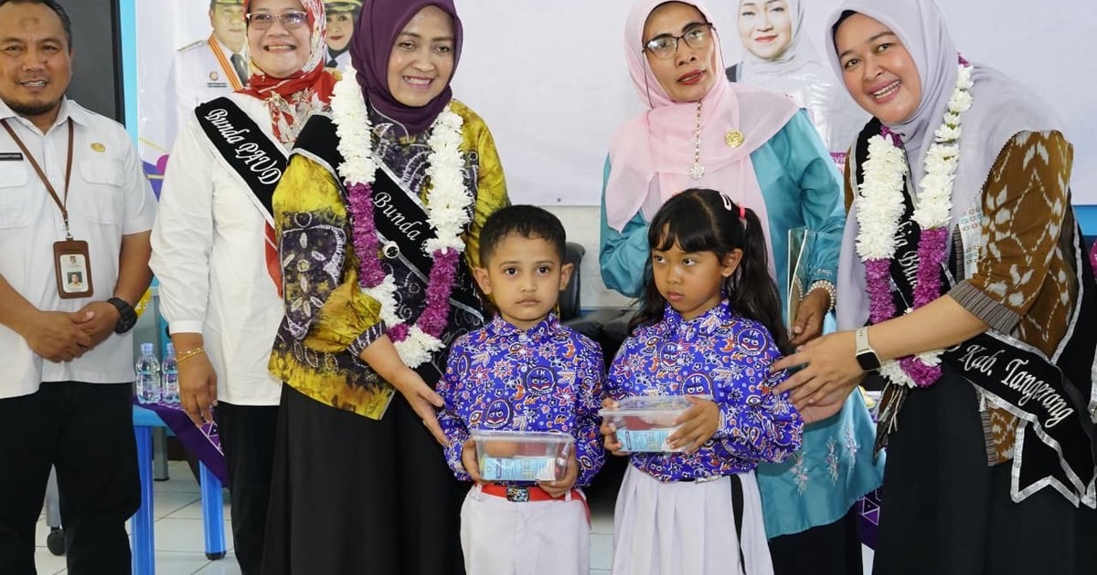 Tekan Stunting, Bunda PAUD Kabupaten Tangerang Gulirkan Program Pemberian Makanan Tambahan untuk 3.791 Anak