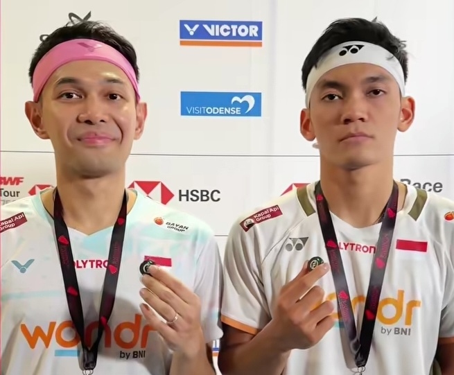 Gulung Wakil Malaysia Dua Gim Langsung, Fajar/Fikri Sabet Gelar Denmark Open 2026