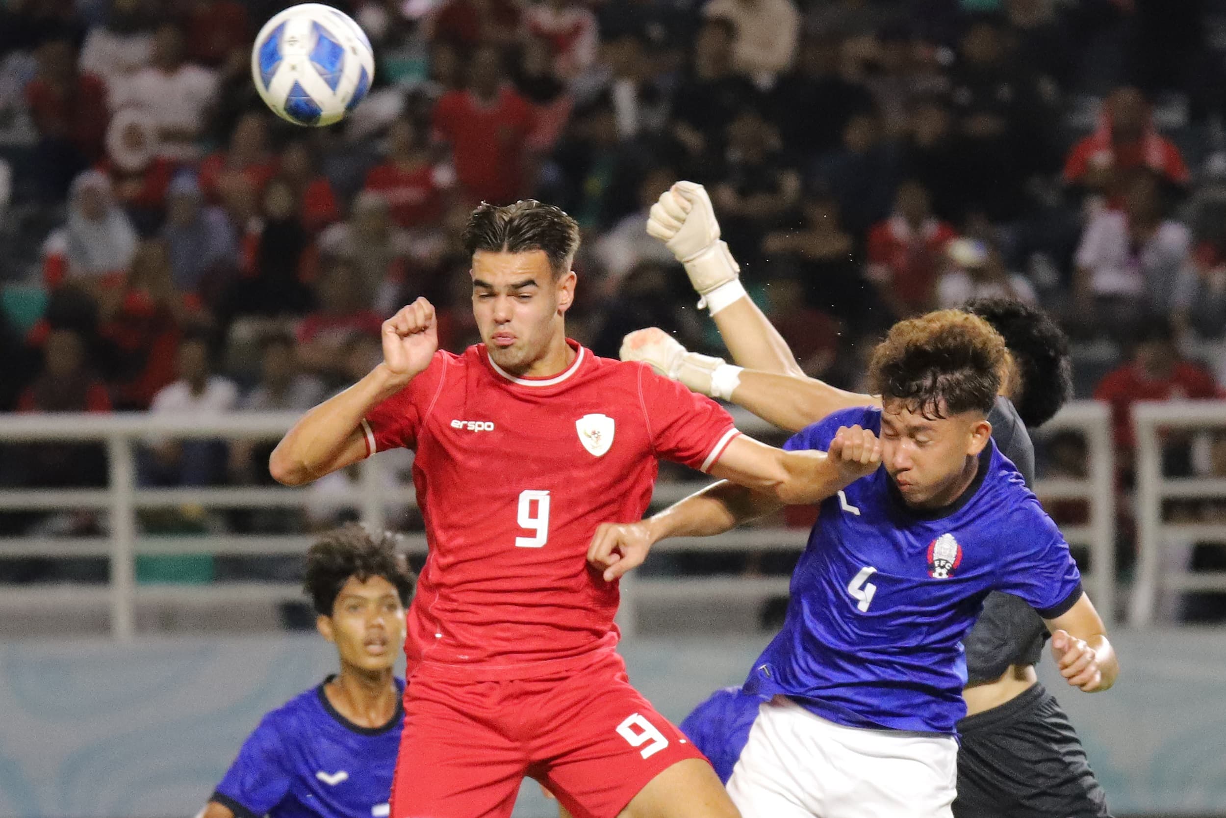 Rekor Pertemuan Indonesia vs Kamboja, Garuda Unggul Dominan dengan 17 Kemenangan dan 80 Gol