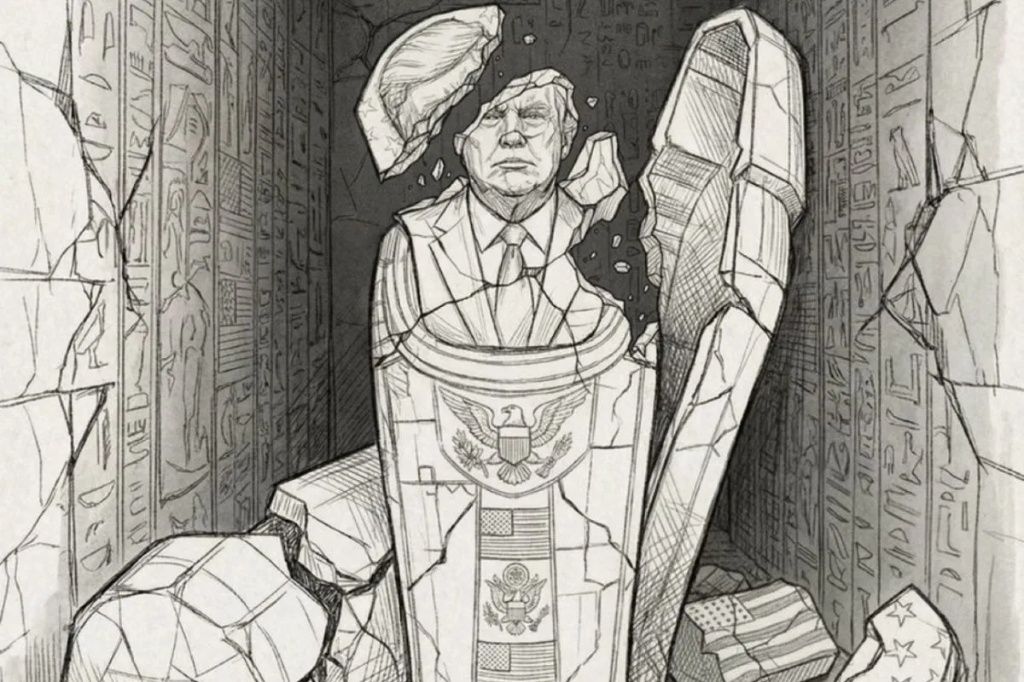 Sindir Donald Trump, Pemimpin Tertinggi Iran Unggah Ilustrasi 'Firaun' di Media Sosial