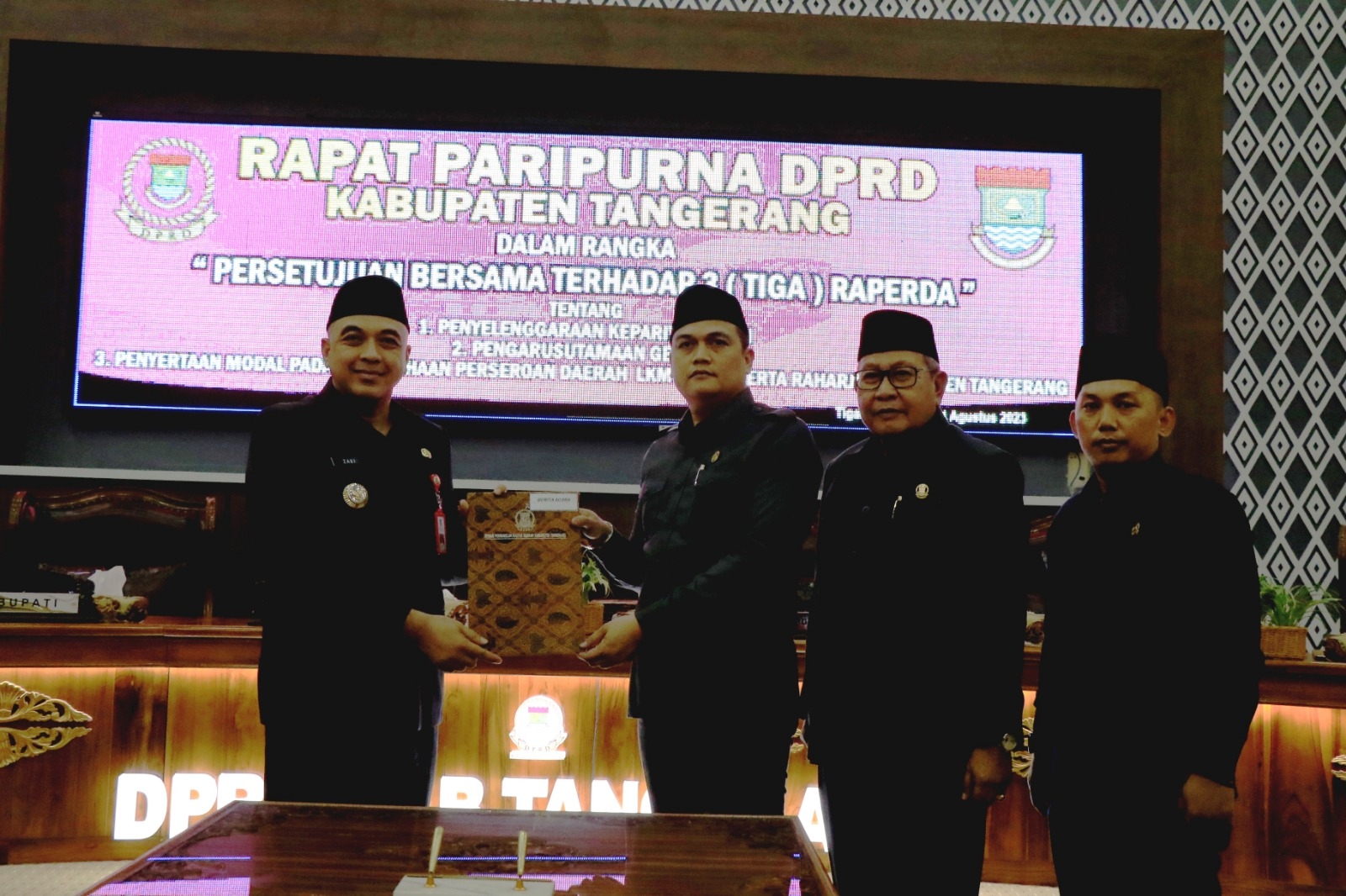 Bupati Zaki dan DPRD Kabupaten Tangerang Sepakati 3 Raperda, Apa Saja?