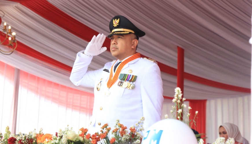 Dipimpin Bupati Zaki, Upacara Peringatan HUT Kemerdekaan RI Berlangsung Khidmat