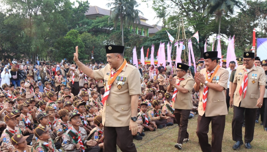 Buka Raimuna 2023, Bupati Zaki Berharap Pramuka Memiliki Sikap dan Karakter Calon Pemimpin Masa Depan