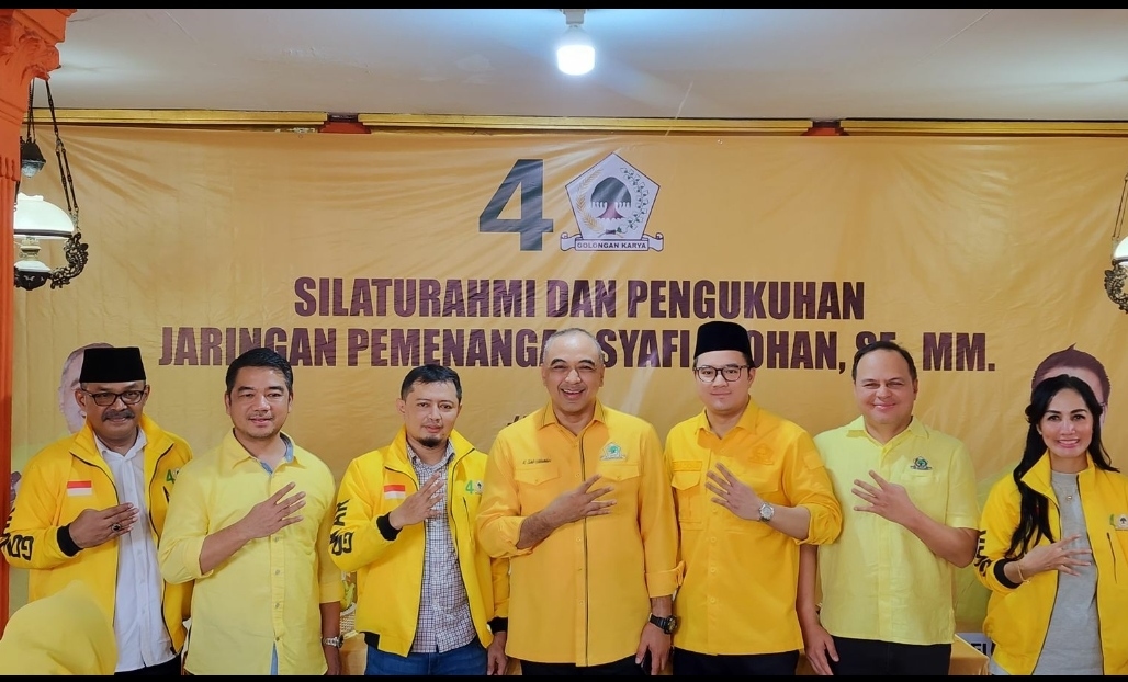Hadiri Silaturahmi dan Pengukuhan Jaringan Pemenangan Golkar di Tanjung Duren, Bang Zaki: Ini Langkah Taktis