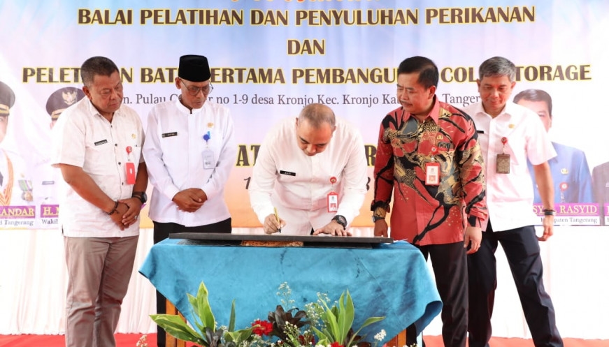 Bangkitkan Perekonomian Nelayan, Bupati Zaki Resmikan Balai Pelatihan dan Penyuluhan Perikanan