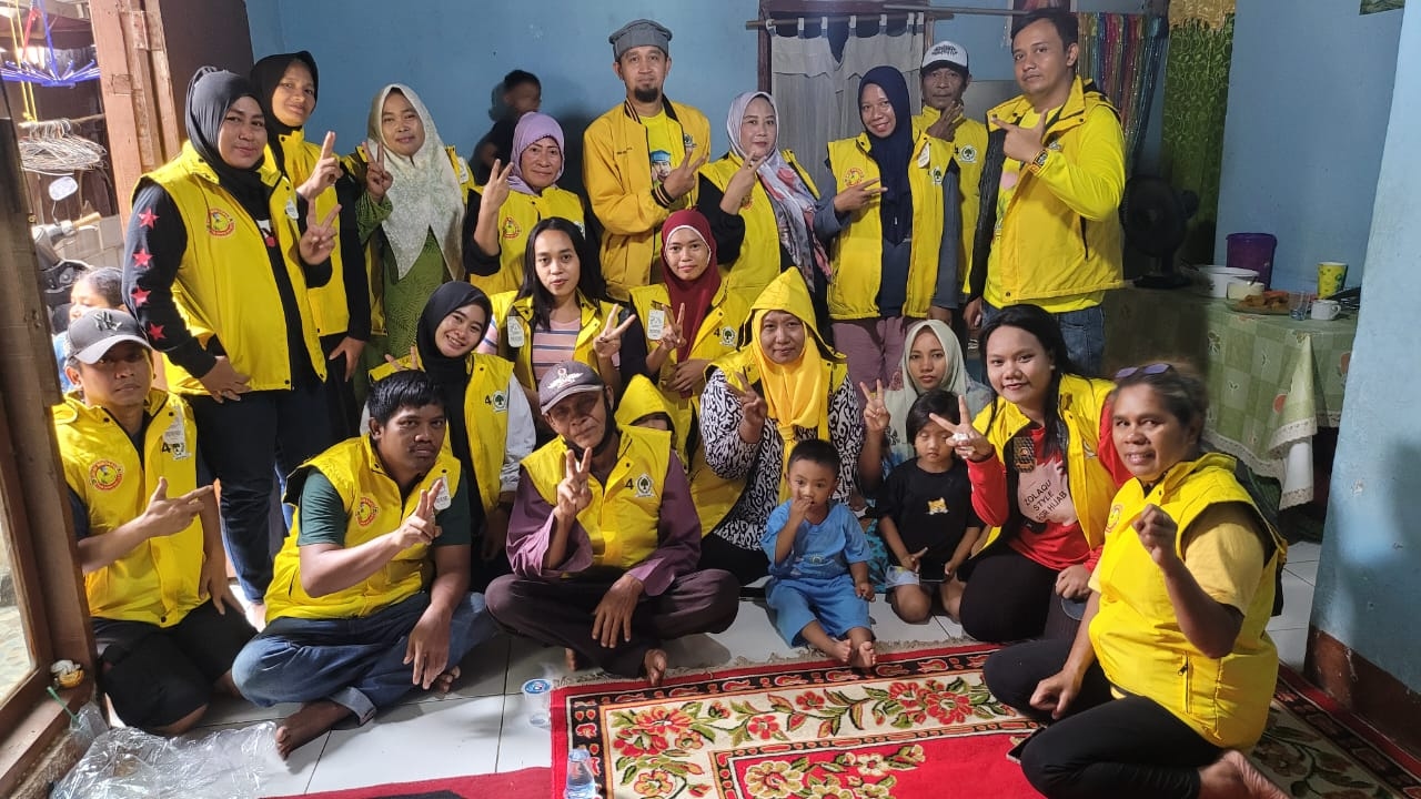 Pengenalan Diri Serta Pemantapan Pemilih, Caleg Golkar Widi Mulyadi Gelar Sosialisasi di Pulo Gebang