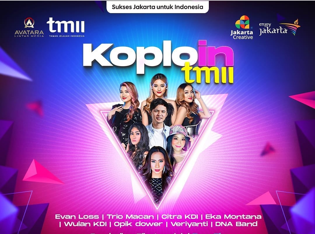 Cuma Rp50 Ribu Sudah Bisa Nonton KoploIn dan Masuk TMII Weekend Ini, Ada Evan Loss Hingga Trio Macan!