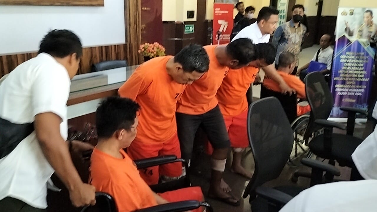 Lima Rampok Spesialis Brankas Dibekuk Polres Jaksel, Satu Pelaku Ditembak Kakinya
