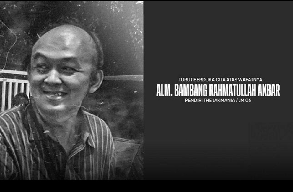 Kabar Duka, Pendiri The Jakmania Bambang Rahmatullah Akbar Meninggal Dunia