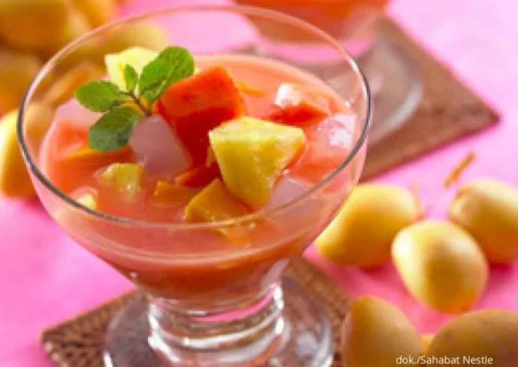 Resep Koktail Buah Hawaii Non Alkohol Rasa Mangga, Penghilang Dahaga Saat Panas Terik dan Cegah Dehidrasi