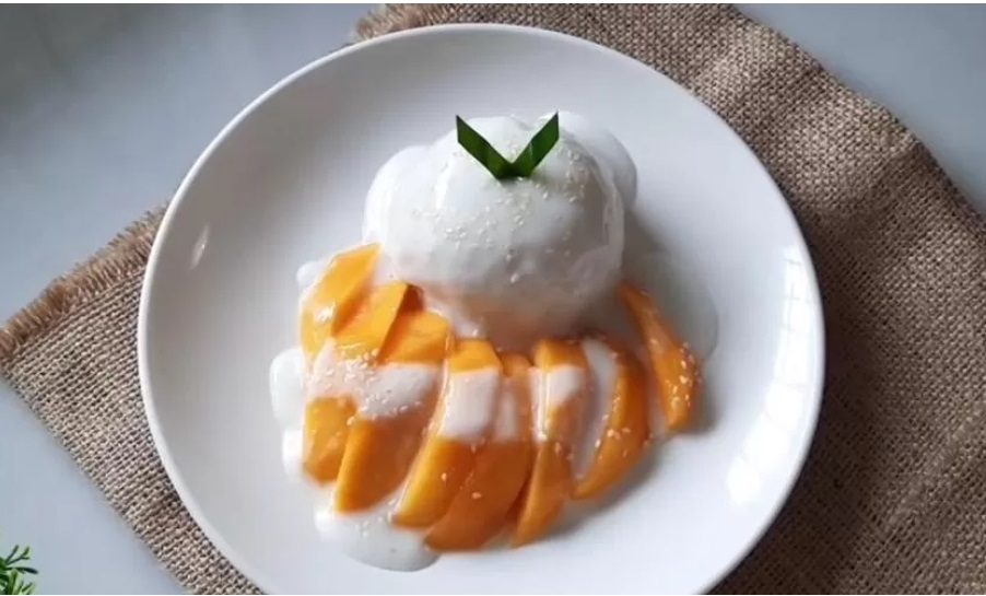 Resep Mango Sticky Rice, Makanan Pencuci Mulut Khas Thailand yang Sedang Ngehits di Indonesia