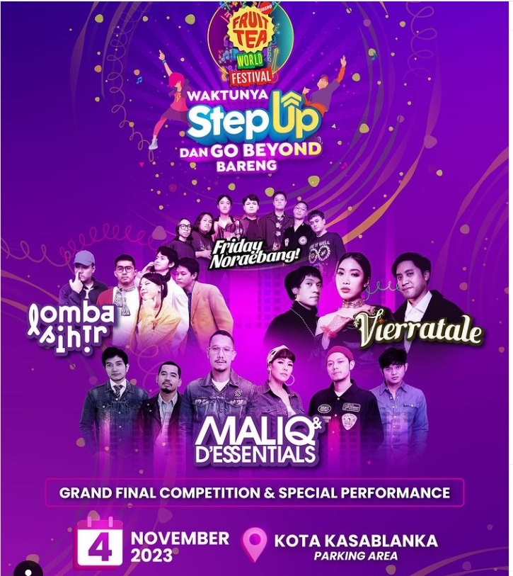 Beli 2 Botol Minuman Dapat Tiket Gratis Nonton Konser Musik di Kota Kasablanka, Catat Tanggalnya