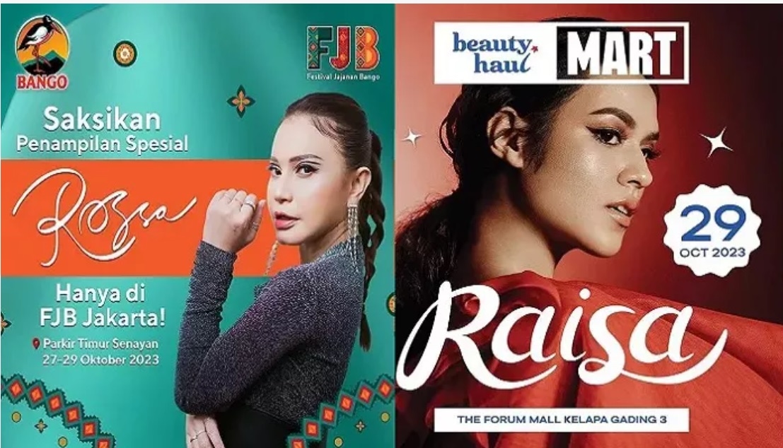Hari Ini, Ada Konser Gratis Rossa dan Raisa di Jakarta, Jangan Lupa! Catat Lokasinya