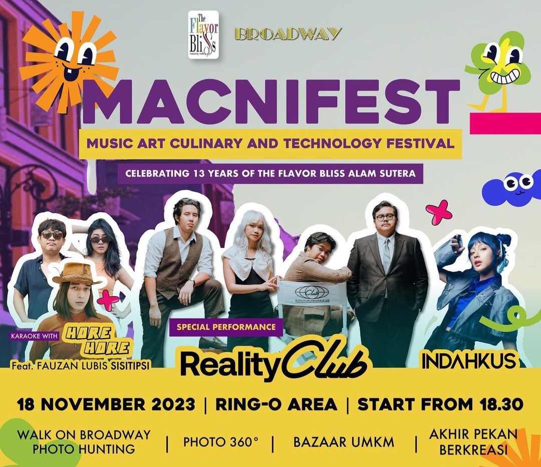 Serbu Akhir Pekan Ini Ada Konser Musik Gratis, Reality Club serta Indahkus, Cek Jadwalnya di Siniini