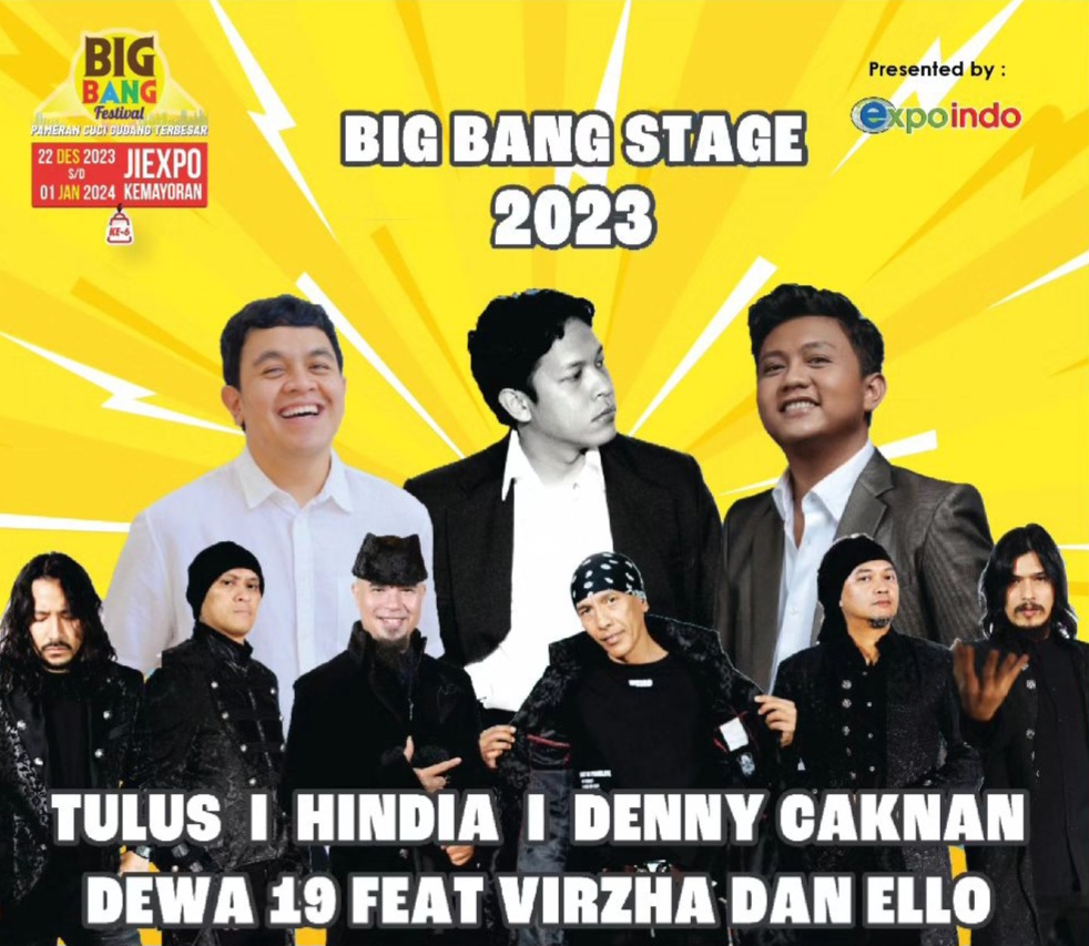 Kabar Gembira! Mau Nonton Konser Musik Sambil Borong Barang-barang Cuci Gudang, Datang Aja ke Big Bang Festival 2023 Akhir Tahun Ini