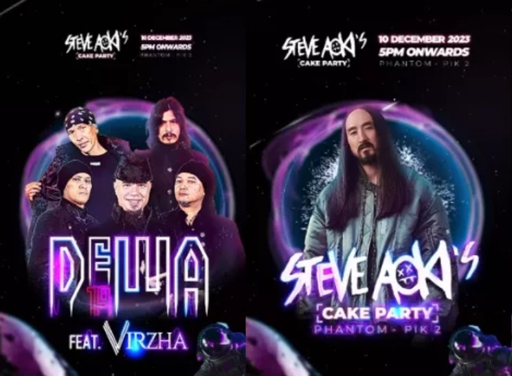 Dewa 19 Bersama DJ Steve Aoki Bakal Konser di Phantom PIK 2 Awal Bulan Depan, Buruan Beli Tiketnya dari Sekarang!