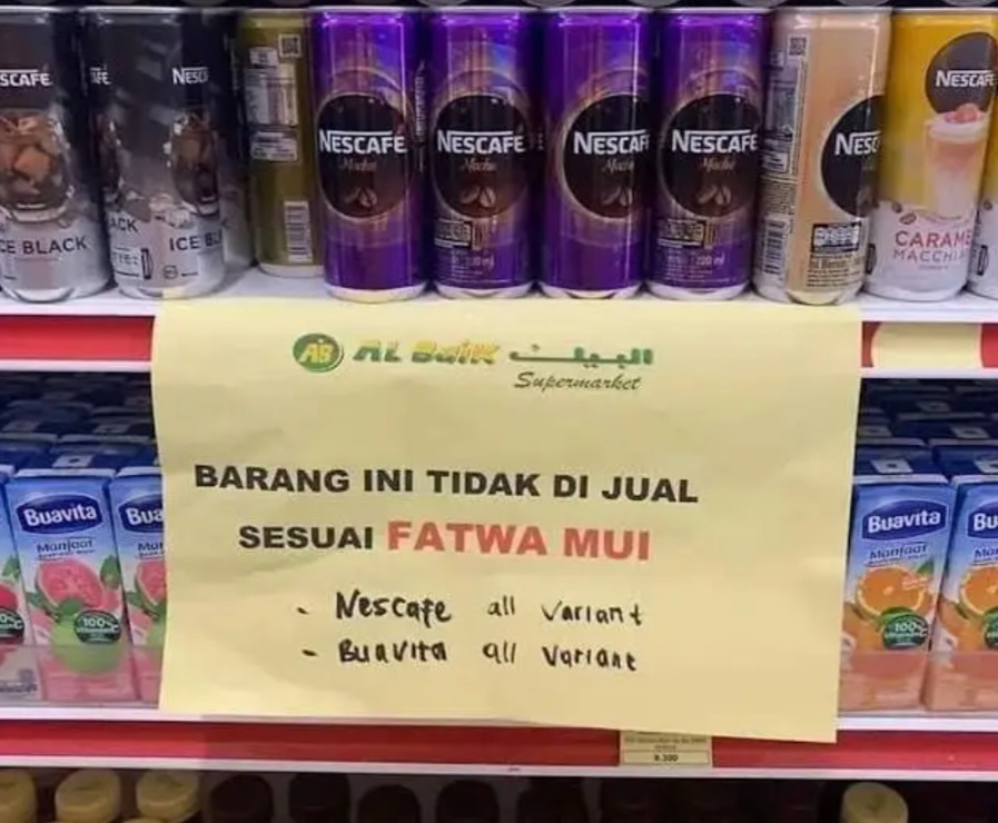 Ikuti Fatwa MUI, Supermarket di Tanjung Pinang Boikot Produk Pro Israel