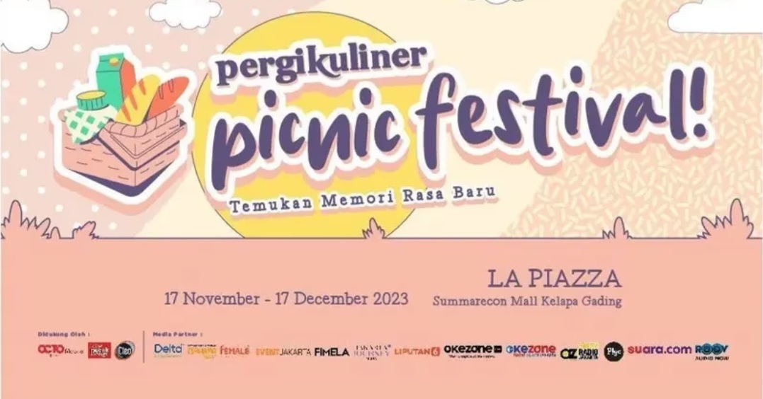 Pemburu Makanan Merapat! 'Pergi Kuliner Picnic Festival' Digelar di Kelapa Gading, Ada 1000 Pilihan Menu Makanan