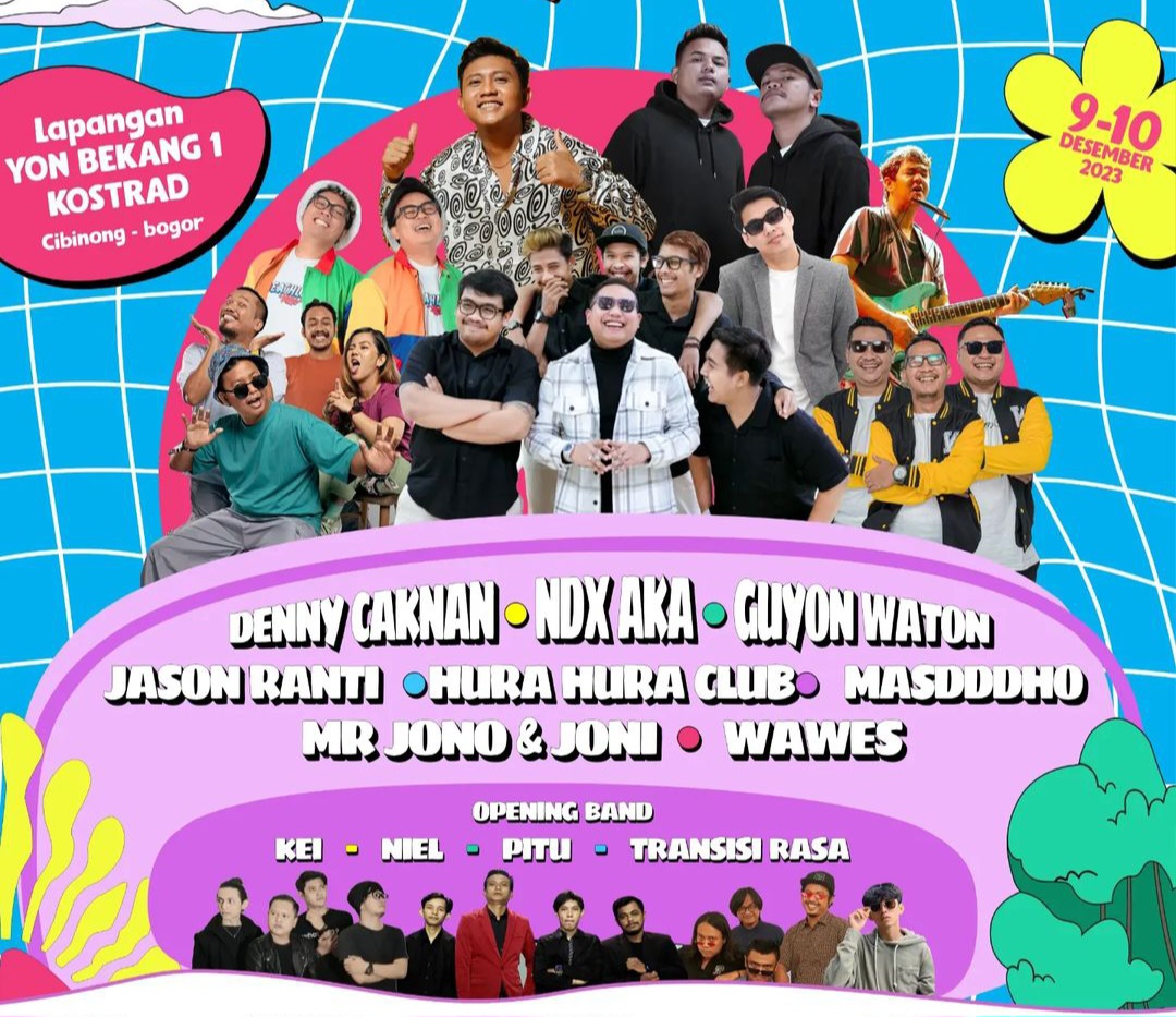 Warga Bogor Merapat! Festival Musik Resoundansi Digelar Awal Bulan Desember, Ada DENNY CAKNAN, NDX AKA hingga Jason Ranti
