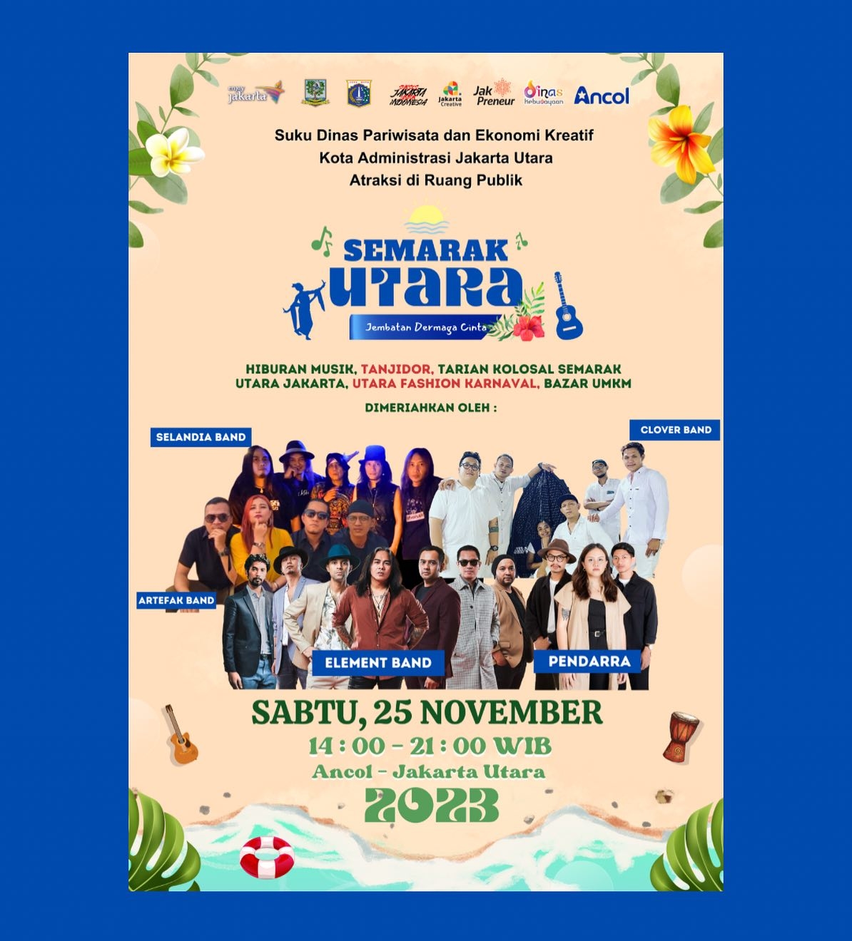 Gratis! Besok Ada Semarak Utara di Dermaga Cinta Ancol, mulai Festival Musik hingga Fashion Karnaval