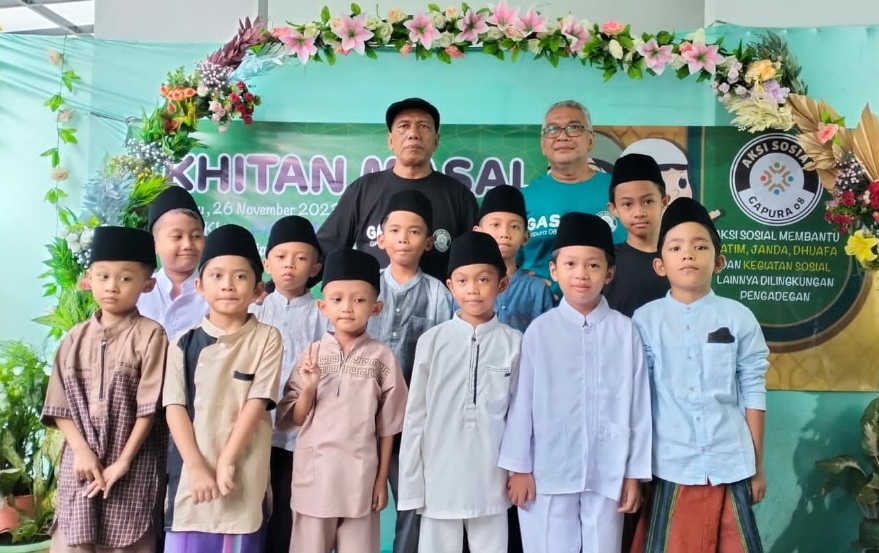Gelar Khitanan Massal, Gerakan Aksi Sosial 08 Wujudkan Kesejahteraan Masyarakat