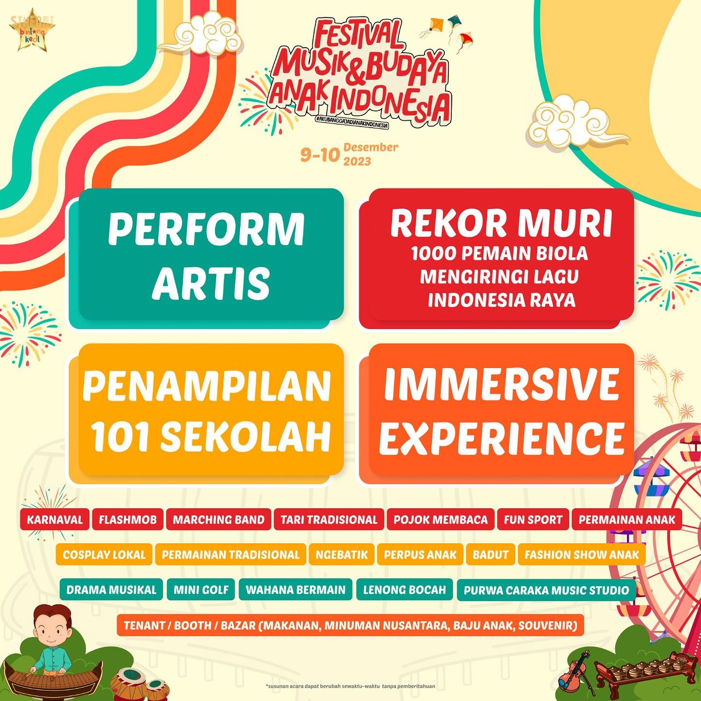 Semarak Stadion JIS! Ada Festival Musik dan Budaya Setelah Piala Dunia U-17, Ini Rangkaian Acara Kreativitas dan Edukasi dalam Satu Event