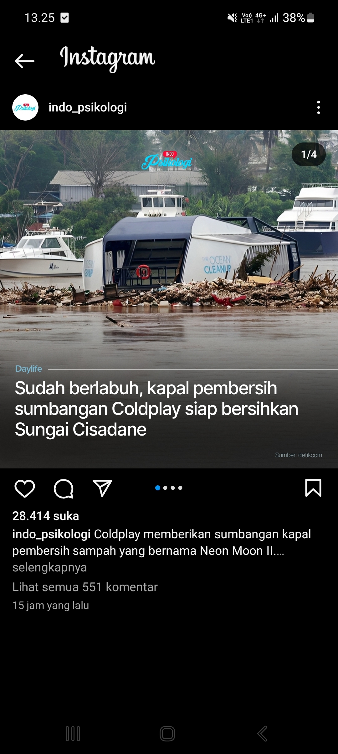 Kapal Interceptor Digagas Bang Zaki 2 Tahun Lalu, Januari 2024 Kapal Pembersih Coldplay Siap Beroperasi