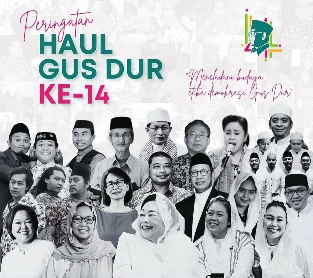 Haul ke-14 Gus Dur, Ada Music Performance hingga Stand Up Comedy, Catat Tanggal dan Lokasinya di Sini