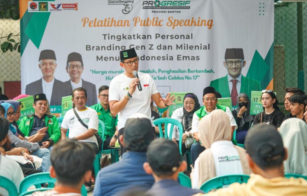 Gaet Kelompok Milenial dan Gen Z, Relawan Ganjar-Mahfud Gelar Pelatihan Public Speaking, Progresif Menuju Indonesia Emas