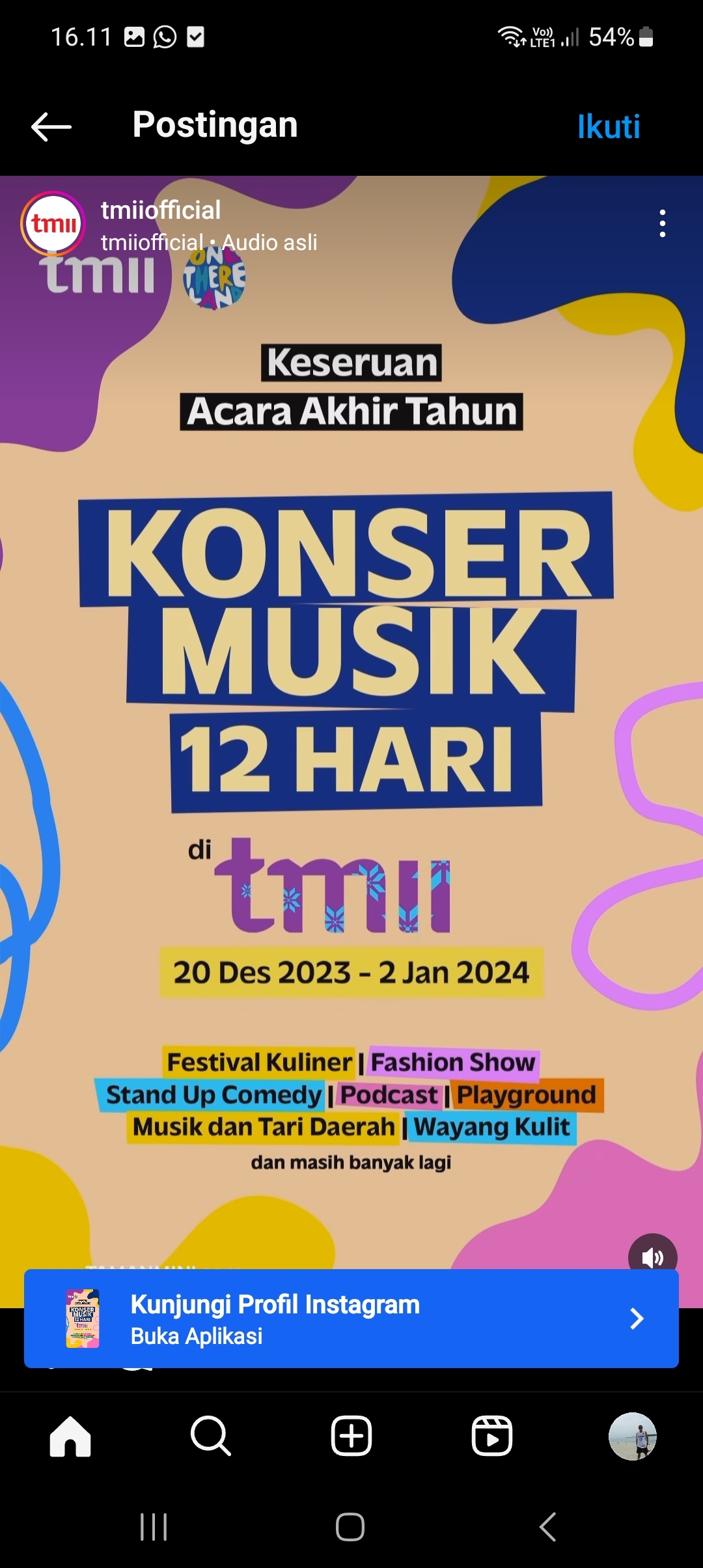 Sambut Libur Natal dan Tahun Baru, TMII Gelar Konser Musik 12 Hari, Ada Okaay, Dikta hingga Hindia, Cek Tiketnya Disini