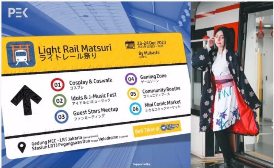 Waduh! Festival Budaya Jepang Light Rail Matsuri di 7 Stasion LRT Jakarta Resmi Ditunda, Begini Cara Refund Tiketnya