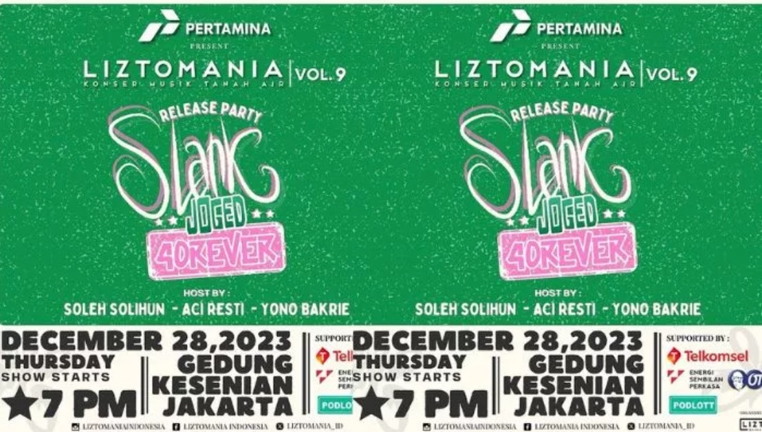 Hore! Slank Bakal Manggung Pada Event Liztomania Indonesia di Gedung Kesenian Jakarta Pekan Depan, Segini Harga Tiketnya