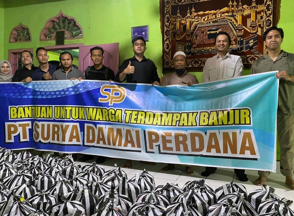 Ribuan Warga Terdampak Banjir di Bungo Mendapat Bantuan dari PT SDP