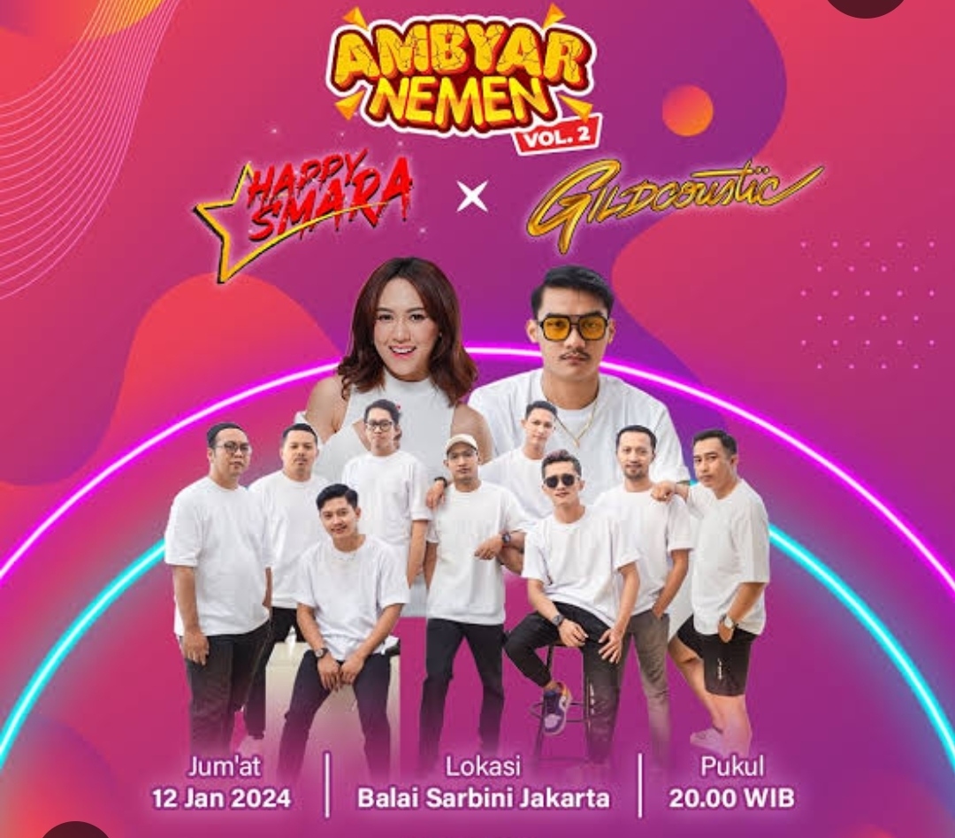 JANGAN LUPA! Konser Gilga Sahid dan Happy Asmara di Balai Sarbini Jakarta, Catat Tanggalnya di Sini