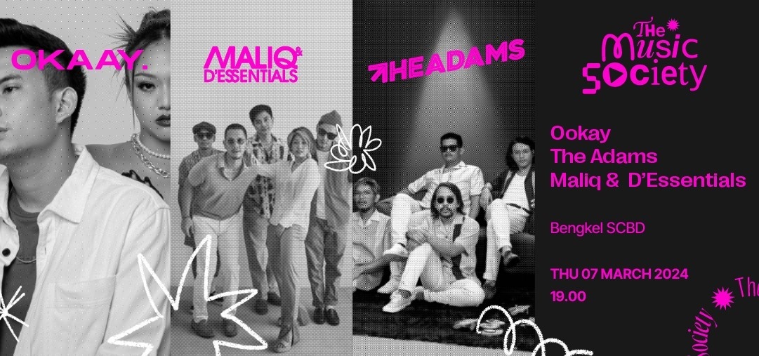 Konser Musik Lintas Generasi Bakal Digelar di Bengkel Space SCBD Jakarta, Ada The Adams, Maliq & D'Essentials dan Okaay, Simak Harga Tiketnya