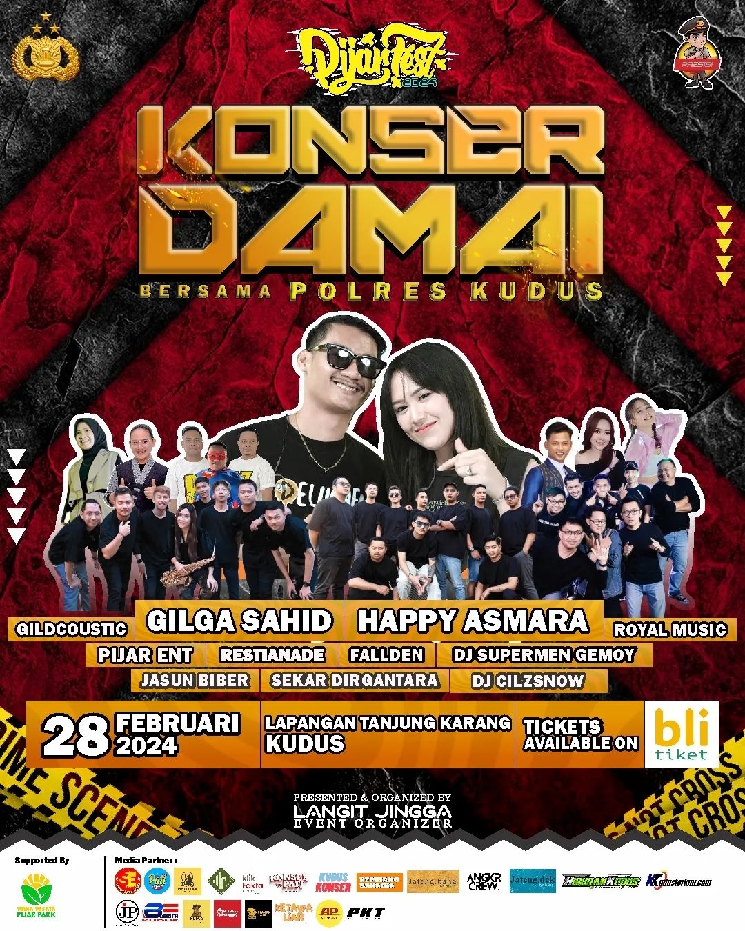 Gilga Sahid dan Happy Asmara Bakal Goyang Kudus, Ini Line Up Roadshow Pijarfest 2024, Buruan Beli Tiketnya!