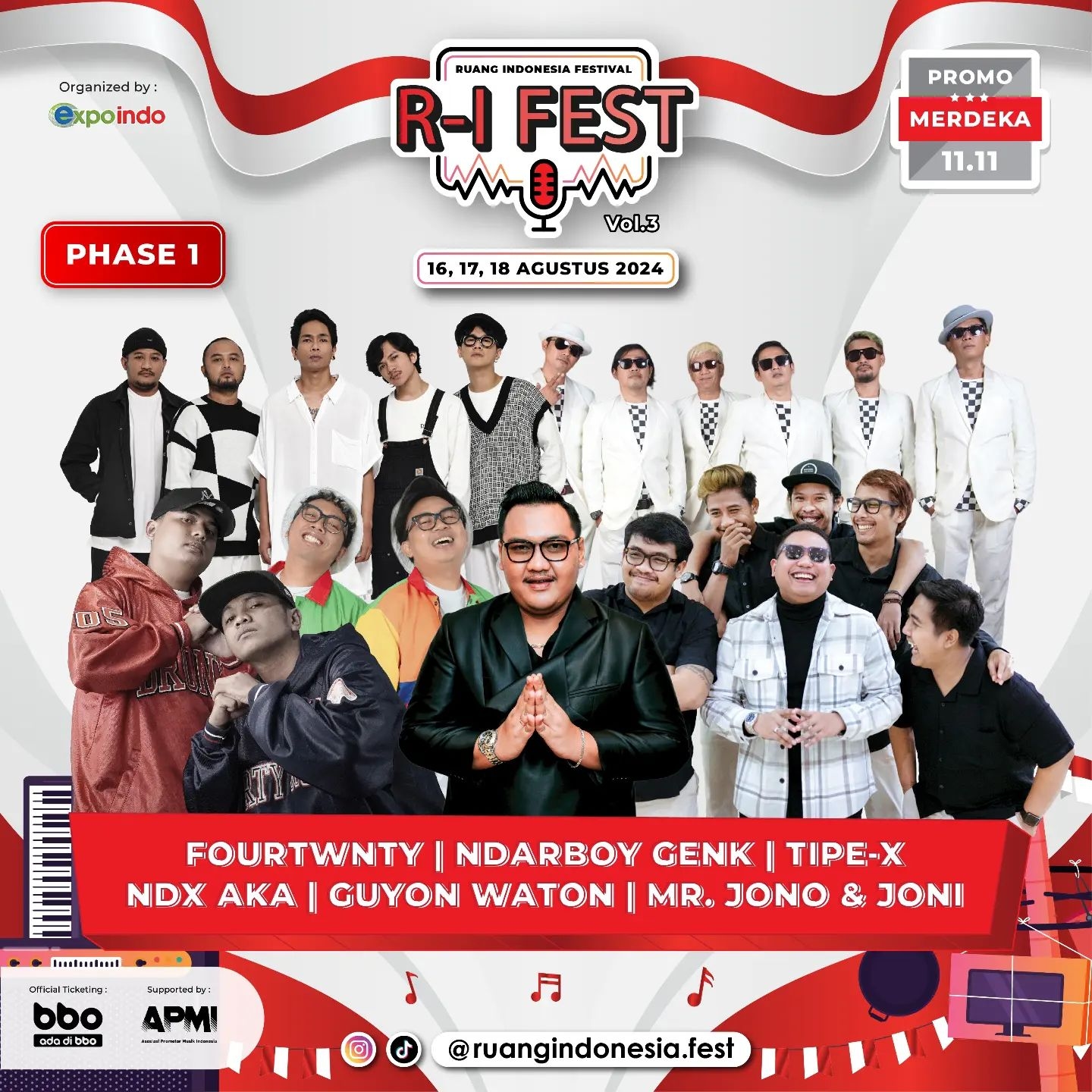 Denny Caknan hingga NDX AKA Bakal Menggoyang RI Fest 2024 di JIExpo Kemayoran, Cek Info Selengkapnya di Sini