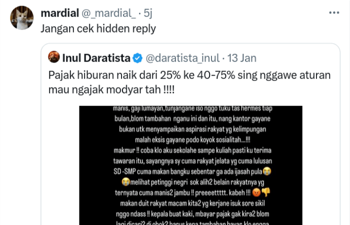 Kasihan Inul Daratista! Gegara Protes Kenaikan Pajak Hiburan, Malah Diserbu Netizen dengan Komentar Pedas di X