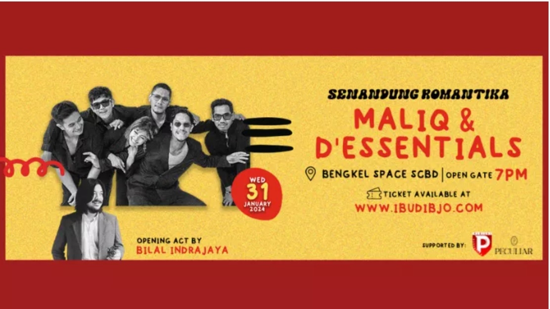 SAKSIKAN! Konser Musik MALIQ & D'Essentials dalam Senandung Romantika di Bengkel Space SCBD Jakarta, Catat Tanggalnya