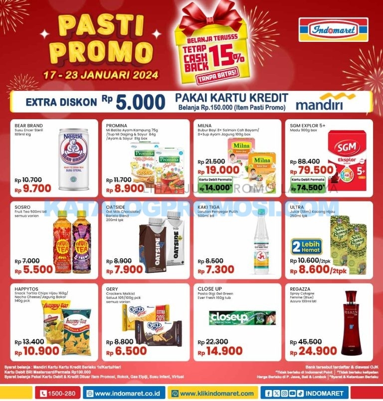 CATAT! Promo JSM Indomaret Weekend Ini Hingga 23 Januari 2024, Pesta Belanja Khusus Akhir Pekan
