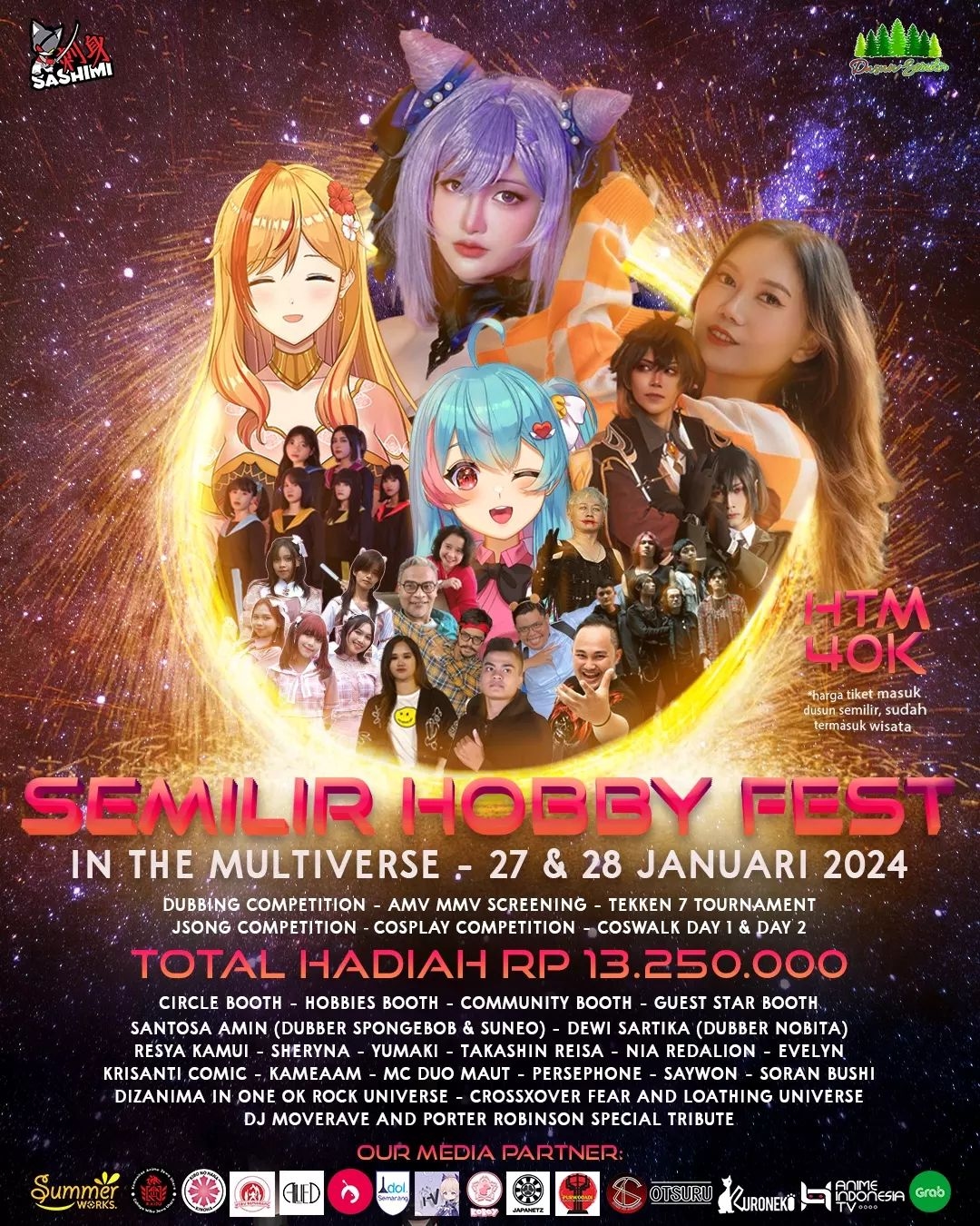 Warga Jateng Ikut Semilir Hobby Fest 2024 Yuk! Ada Kompetisi Cosplay, MMV/AMV hingga Turnamen Tekken 7, Total Hadiahnya Rp 13 Jutaan