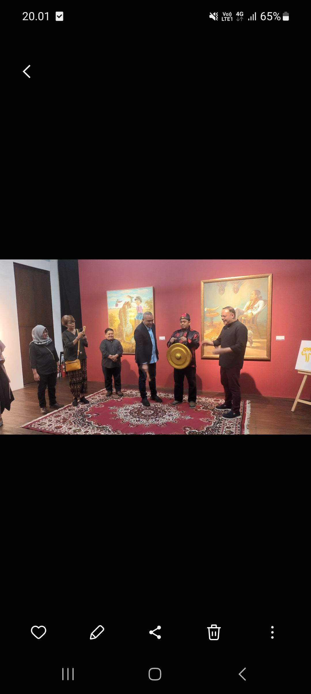 Gelar Pameran Seni Lukis LIAR, Ini Tujuan Ketua Golkar Jaksel Kreshna Putra