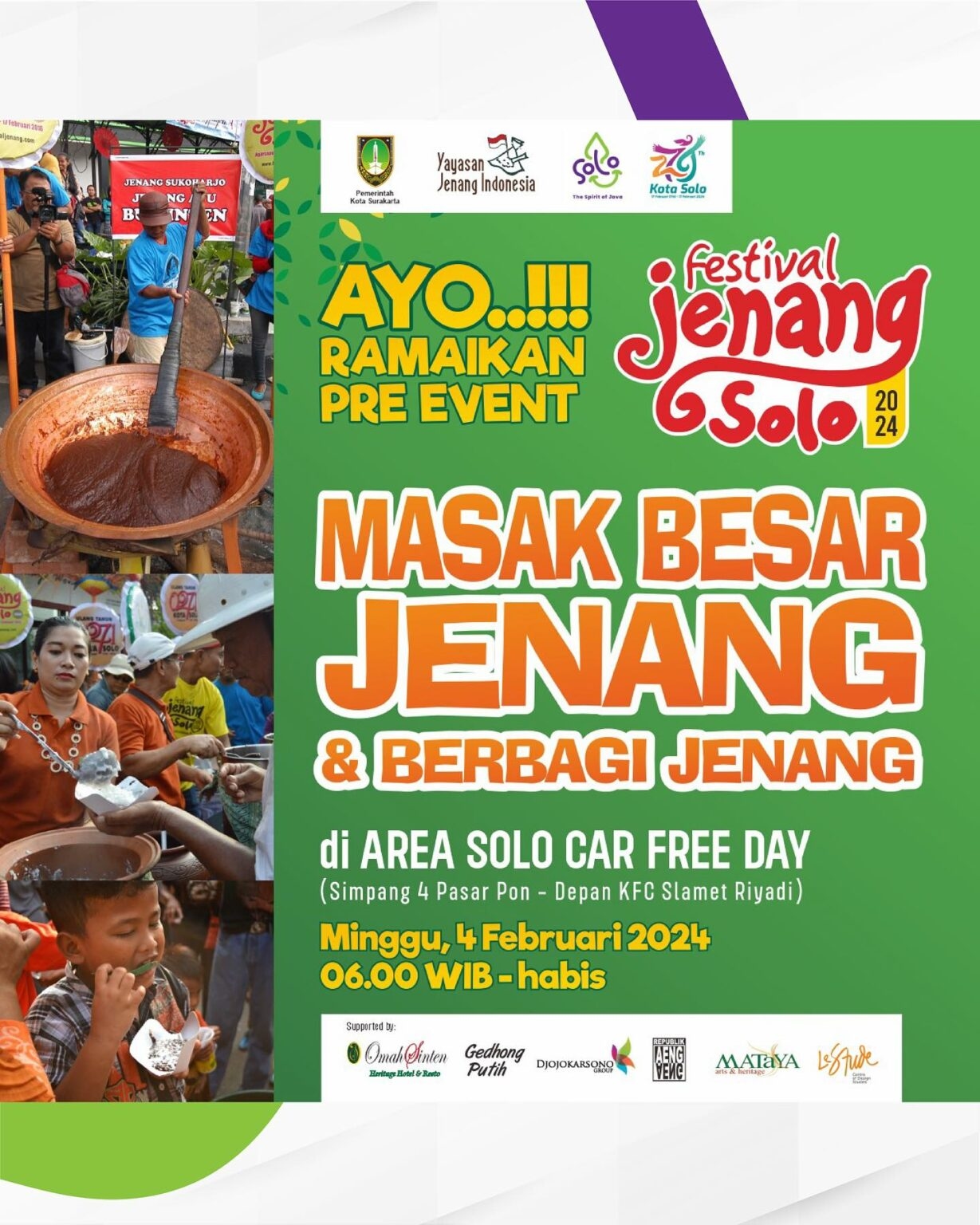 Pecinta Kuliner Merapat! Makan Gratis Sepuasnya di Festival Jenang Solo Akhir Pekan Ini, Catat Lokasinya