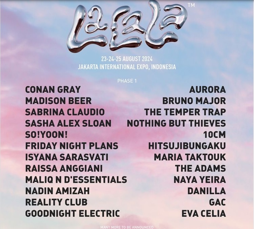 Ini Sederet Artis Nasional dan Internasional yang Bakal Mengisi Panggung Lalala Festival 2024, Lengkap Daftar Harga Tiket dan Cara Mendapatkannya
