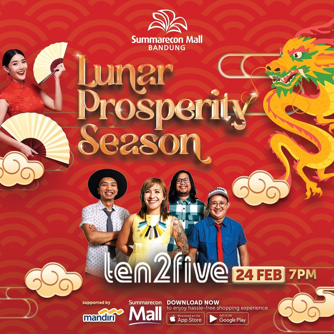 Pesta di Summaba Bandung Berlanjut! Ada Konser Gratis Java Jive dan Ten2five hingga Late Night Shopping dengan Diskon 70 Persen, Simak Jadwalnya