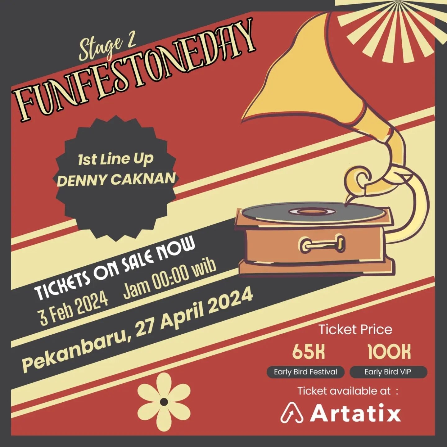 SERBU! Konser Denny Caknan di Pekanbaru, Penjualan Tiket Early Bird Dimulai Malam Ini, Cek Harganya di Sini