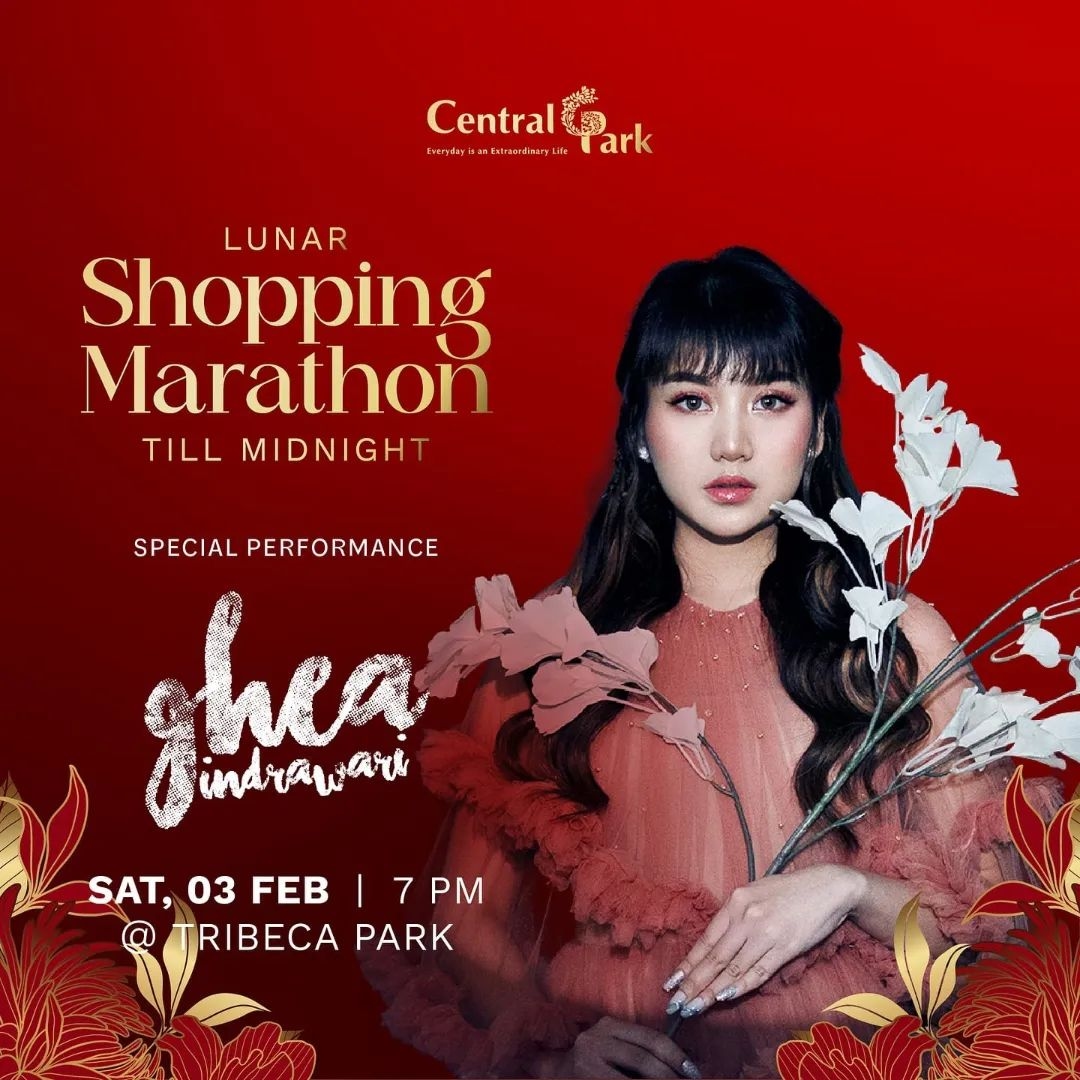Konser Gratis! Besok Ada Penampilan Ghea Indrawari Pada Acara Lunar Shopping Marathon di Central Park Mall Jakarta, Belanja Sambil Dengerin Musik